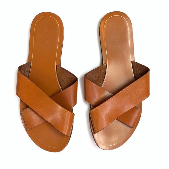 J. Crew Shoes - J.Crew Leather Sandals Brown J. Crew Shoes - J.Crew Leather Sandals Brown